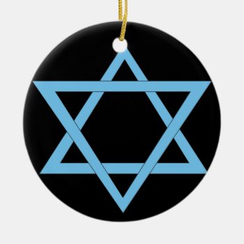 Hanukkah Ornament by CMYK_Designs at Zazzle