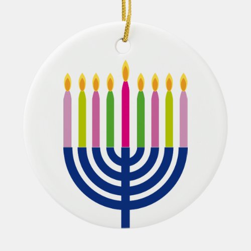 Hanukkah ornament  menorah  holidays decoration
