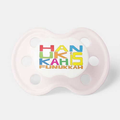 Hanukkah Pacifier BooginHead 0_6 Month Personalize