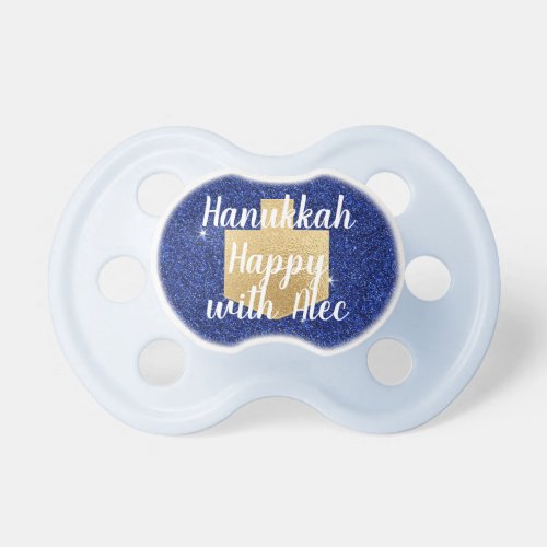 Hanukkah Pacifier BooginHead Golden Dreidel