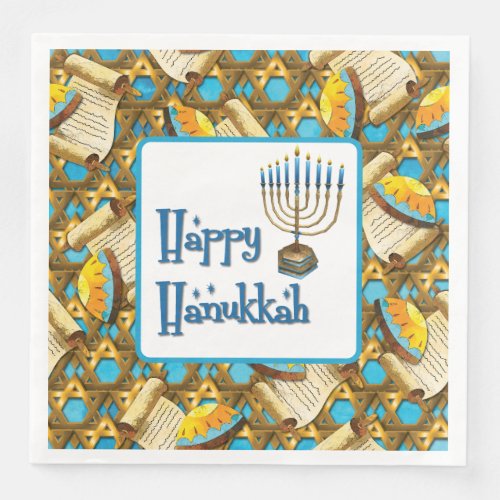  Hanukkah  Paper Dinner Napkins