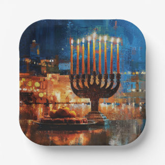 Hanukkah Paper Plates