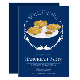 Latke Party Invitation 9