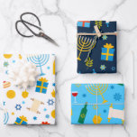 Hanukkah Pattern Wrapping Paper<br><div class="desc">Hanukkah Wrapping Paper</div>