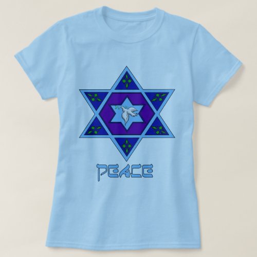Hanukkah Peace Art T_Shirt
