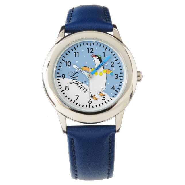 Hanukkah Penguin Watch Personalize (Front)