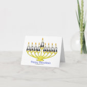 Hanukkah Penguins Holiday Card | Zazzle
