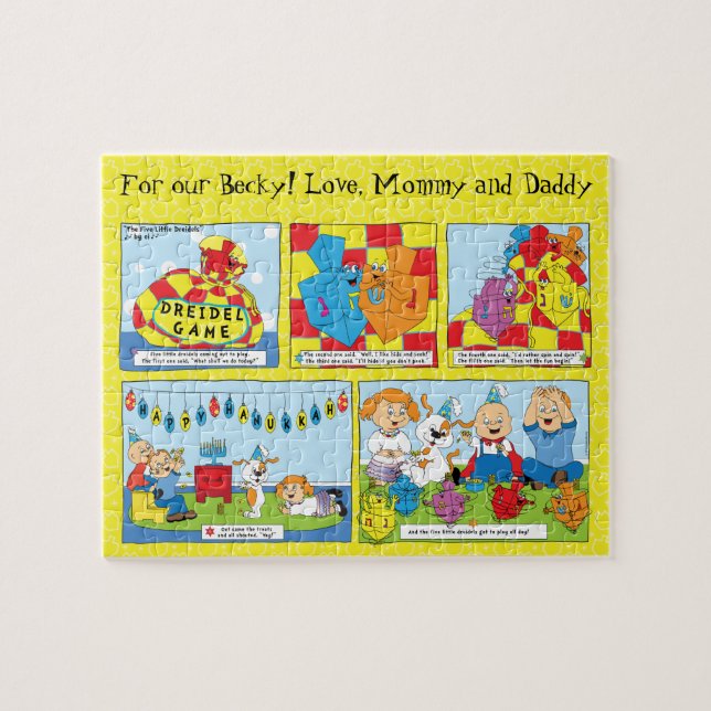 Hanukkah Personalized Puzzle (Horizontal)