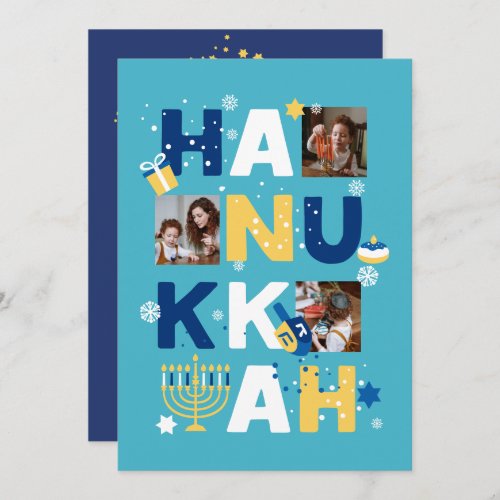 HANUKKAH Photo Greeting Card