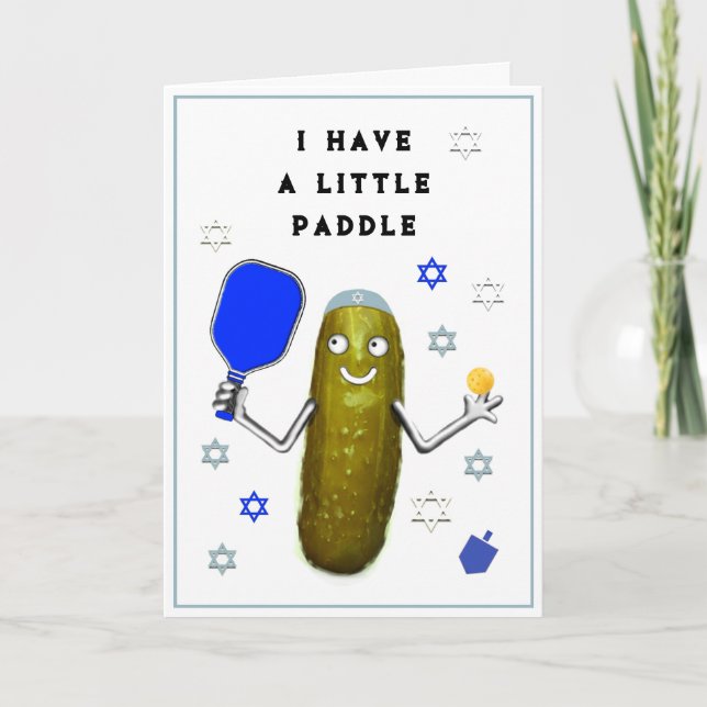 Hanukkah Pickleball Cards (Front)