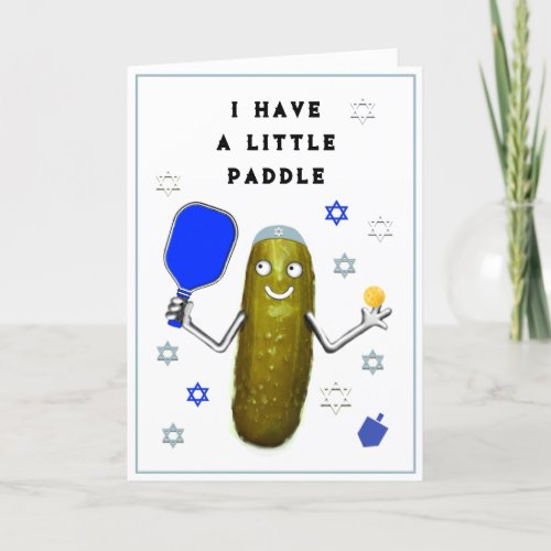 Hanukkah Pickleball Cards