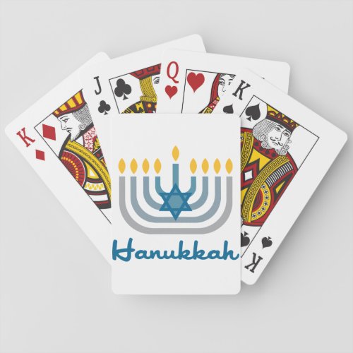 Hanukkah Poker Cards