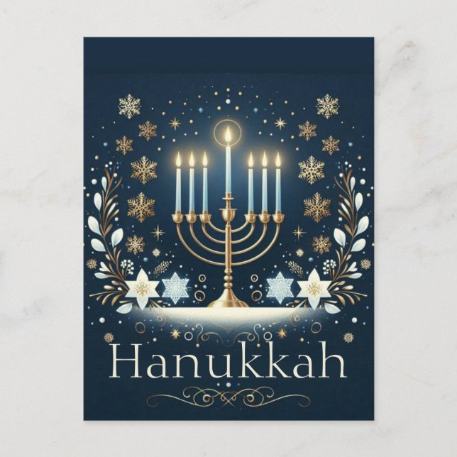 Hanukkah Postcard (Front)