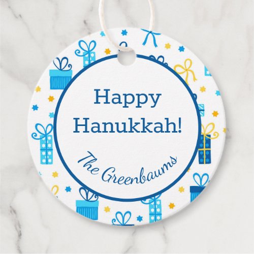 Hanukkah Presents Gift Tag