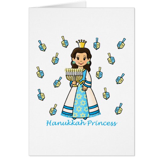 Hanukkah Princess Card