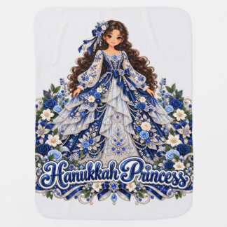 Hanukkah Princess Design  Baby Blanket
