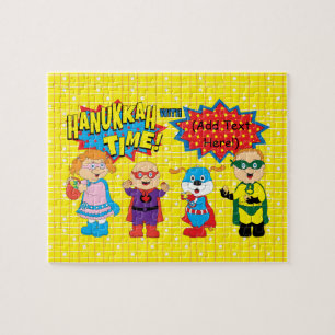Hanukkah Puzzle Super Hanukkah Heroes