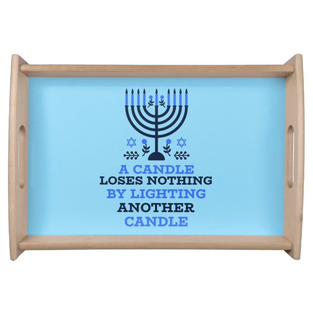 Hanukkah Quote Serving Tray (Front)