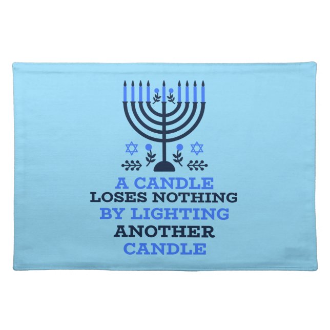 Hanukkah Quote Table Placemat (Front)