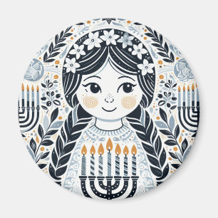 Hanukkah Sameach Brilliance Magnet: Illuminate You Magnet