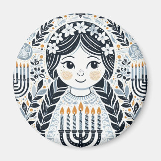 Hanukkah Sameach Brilliance Magnet: Illuminate You Magnet