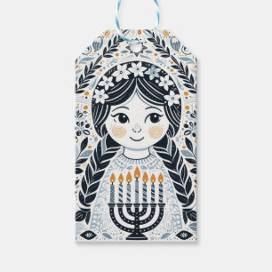 Hanukkah Sameach Elegance Gift Tags: A Touch of Tags