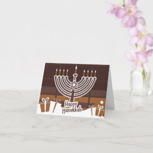 Hanukkah Sending love Greeting Card