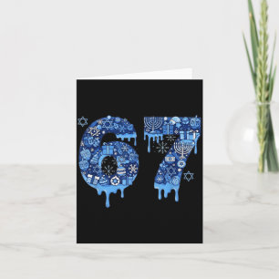 Hanukkah Six Seven 67 Meme Funny Dreidel Menorah S Card