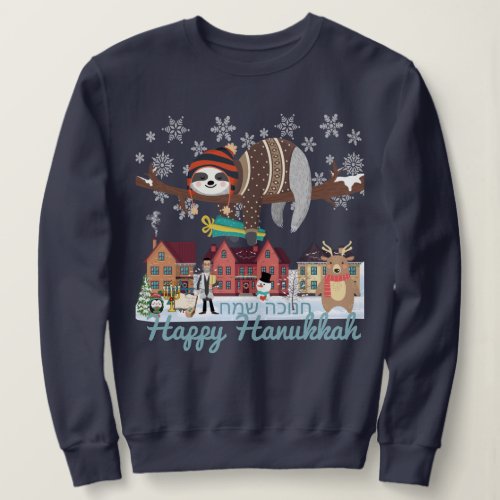 Hanukkah Sloth Sweatshirt