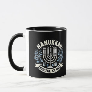Hanukkah Social Club Funny Jewish Hanukkah Mug