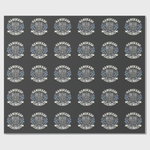 Hanukkah Social Club Funny Jewish Hanukkah  Wrapping Paper