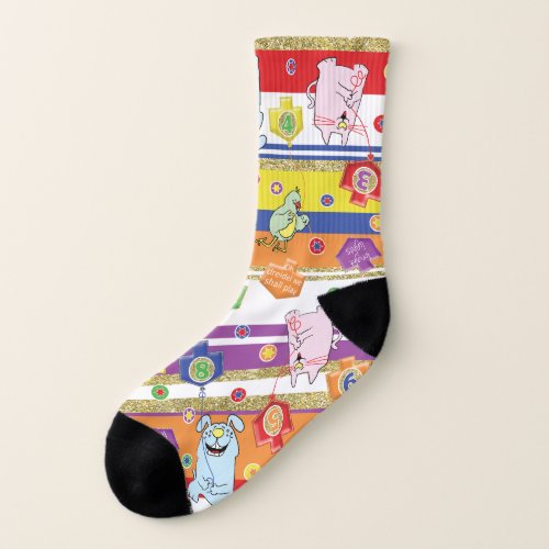 Hanukkah Socks Mouse and Friends