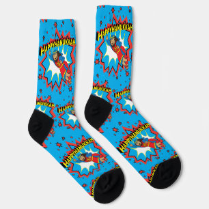 Hanukkah Socks "Super Judah"