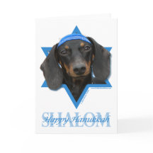 Hanukkah Star of David - Dachshund - Winston
