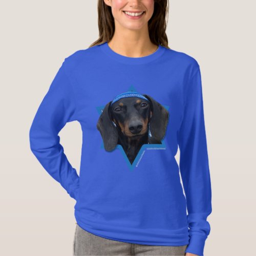 Hanukkah Star of David _ Dachshund _ Winston T_Shirt