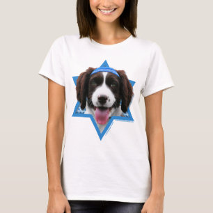Hanukkah Star of David - English Springer Spaniel T-Shirt