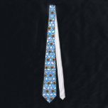 Hanukkah Star of David - GoldenDoodle Neck Tie<br><div class="desc">What could make saying Happy Hanukkah more fun than having this GoldenDoodle Dog wearing a Yamaka surrounded by the Star of David. This whimsical holiday design will be sure to delight your friends and family as well as other dog lovers. This design is available in over 100 Dog Breeds. If...</div>