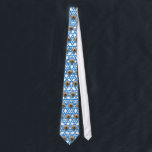 Hanukkah Star of David - GoldenDoodle Neck Tie<br><div class="desc">What could make saying Happy Hanukkah more fun than having this GoldenDoodle Dog wearing a Yamaka surrounded by the Star of David. This whimsical holiday design will be sure to delight your friends and family as well as other dog lovers. This design is available in over 100 Dog Breeds. If...</div>