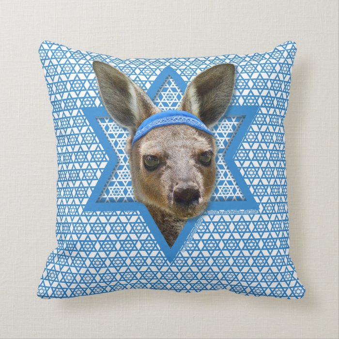 Hanukkah Star of David   Kangaroo Pillow