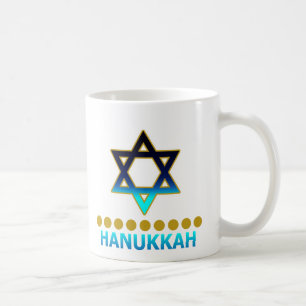 Hanukkah Star Of David Menorah Coffee Mug