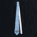 Hanukkah Star of David - Old English Sheepdog Neck Tie<br><div class="desc">What could make saying Happy Hanukkah more fun than having this Old English Sheepdog wearing a Yamaka surrounded by the Star of David. This whimsical holiday design will be sure to delight your friends and family as well as other animal lovers. This design is available in over 100 Dog Breeds....</div>