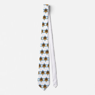 Hanukkah Star of David - Pekingese - Pebbles Neck Tie