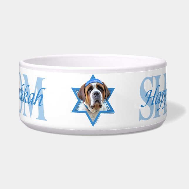 Hanukkah Star of David - St Bernard Bowl (Front)