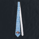 Hanukkah Star of David - Treeing Walker Coonhound Neck Tie<br><div class="desc">I LOVE custom requests and when I received a request from Rebecca G. to make her son happy on his Bar Mitzvah by wearing a necktie featuring his very own Dogs Tripp and Honey in my Star of David design, I jumped right on it. He will wear one dog and...</div>