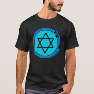 Hanukkah Star Of David Vinatage Jewish Holiday T-Shirt