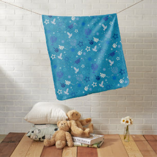Hanukkah Stars Baby Blanket