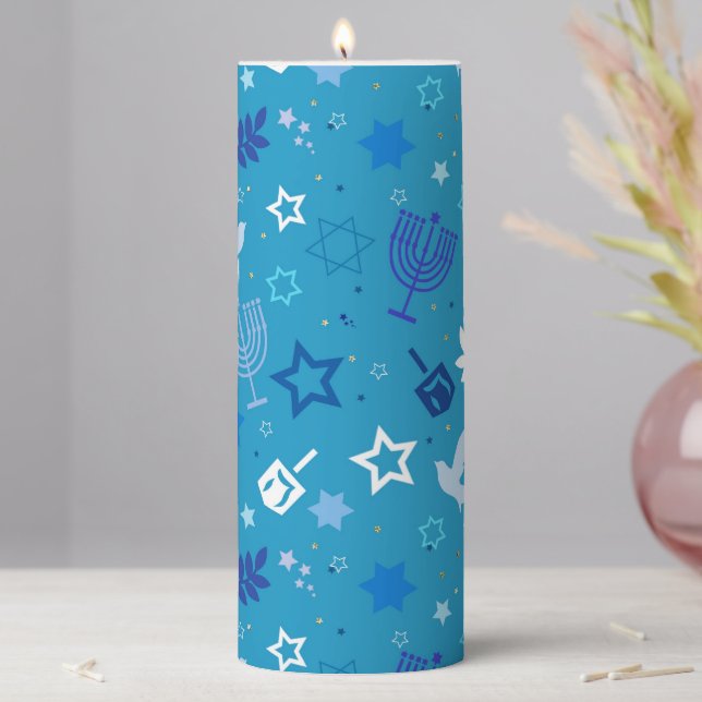 Hanukkah Stars Candle (In Situ)