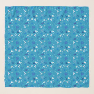 Hanukkah Stars Chiffon Scarf