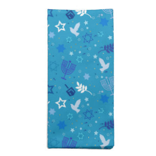 Hanukkah Stars Cloth Napkins
