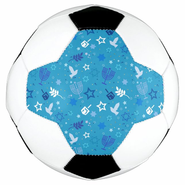 Hanukkah Stars Soccer Ball (Front)